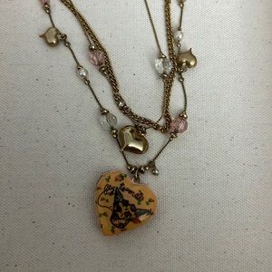 Betsey Johnson Vintage Tea Party Locket EUC